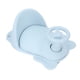 thumbnail image 5 of Asiento de bañera para bebé, silla de baño para niños pequeños con parte inferior ajustable, taburete de ducha infantil con almohadilla antideslizante, estante de almacenamiento azul, 5 of 9