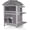 AIR94 Cat House, variant on Aivituvin Heated Outdoor Cat House Insulated Weatherproof Outside Feral Cat Shelter for Winter with Heater and Insulated Liner Two Story