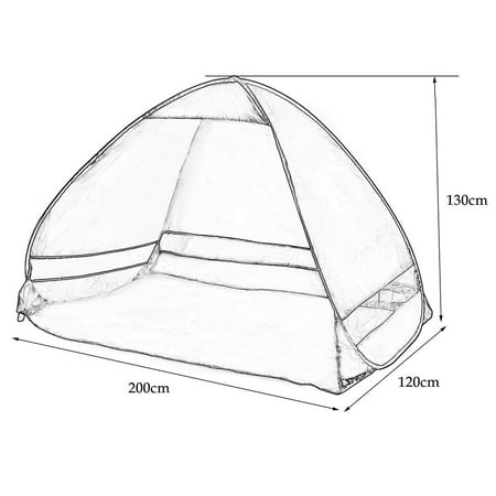1to 1 person UV Anti Quick Automatic Opening Beach Tent Portable Ultraviolet-Proof Fishing