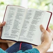 NKJV, Reference Bible, Personal Size, Leathersoft, Burgundy, Comfort Print