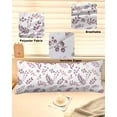thumbnail image 2 of Purple Leaves Farm Body Pillow Cover 20 x 60 Inch Decorative Pillow Cover Herbs Flowers Pastoral Country Lumbar Pillowcase Seasonal Rectangle Cushion Case for Couch Sofa Bed Living Room, 2 of 7