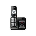 thumbnail image 1 of PANASONIC Expandable Cordless Phone System with Call Block and Answering Machine - 1 Cordless Handsets - KX-TGD530M (Metallic Black), 1 of 2