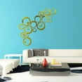 thumbnail image 4 of Yeetfub 2024 Peel Stick Tiles Clearance Circle Wall Stickers Art Wall Decoration DIY Wall Sticker Creative For Home Living Room Bedroom Bathroom Decor *gold, 4 of 6