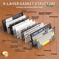 thumbnail image 4 of ATTACK SHARK X820ULTRA Mechanical Keyboard with C01ULTRA Coiled Cable, 4 of 12