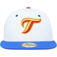 thumbnail image 2 of Men's New Era White/Royal Toronto Blue Jays 30th Anniversary Cherry Lolli 59FIFTY Fitted Hat, 2 of 6