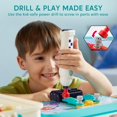 thumbnail image 3 of Klever Kits Electronic Circuits Toys 50+ Projects with Electronic Drill, Space-Themed STEM Educational Toy Science Kits for Kids Aged 5 6 7 8+, 3 of 9