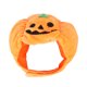 thumbnail image 1 of 1 pieza de sombrero de calabaza de Halloween para mascotas, vestido de peluche, tocado de gato (naranja), 1 of 6