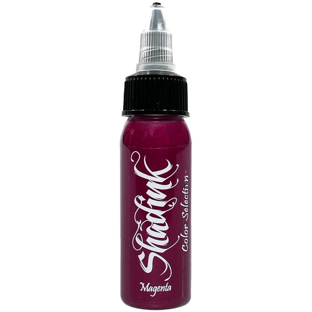 Shadink Magenta Tattoo Ink Professional Tattooing Inks for Color Portrait, Black & Gray Style