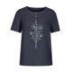 thumbnail image 4 of Fiudx Camisetas para Mujer Blusas con Estampado Informal para Mujer, Camisas con Botones, Camisetas de Manga Corta con Cuello Redondo, 4 of 4