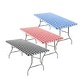 thumbnail image 6 of Lilixerw 30 x 48 inch Rectangle Vinyl Tablecloth,Waterproof Fitted Flannel Backed Table Cover for Picnic Table Cloth Indoor Outdoor, 6 of 6
