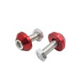 thumbnail image 3 of Unique Bargains 10pcs Red 6mm Thread Diameter Motorcycle License Plate Frame Screws Bolts Caps, 3 of 5
