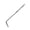 Chorme/White, variant on Electric Guitar Tremolo Arm Whammy Bar, 6mm Thread Stratocaster Style Guitar Vibrato Arm with Rubber Tip for ST/SQ Single/Double Locking Tremolo System Replacement Parts-Chorme/White