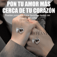 thumbnail image 3 of 2pzs Collar Dije Corazón Para Parejas Fotos Acero Inoxidable Xtellar plateado, 3 of 4