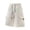 E-White, variant on TEAJOPSUU Men's Cargo Shorts Plus Size Casual Elastic Waist Drawstring Quick Dry Gym Beach Sports Shorts with Pockets E-Orange