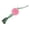 Pink, variant on Dog Knotted Rope Rubber Spike Ball Chew Toy Durable Teeth Cleaning Interactive Tug Toy for Aggressive Chewers Puppy Teething Indoor Outdoor Play(Pink-37cm)