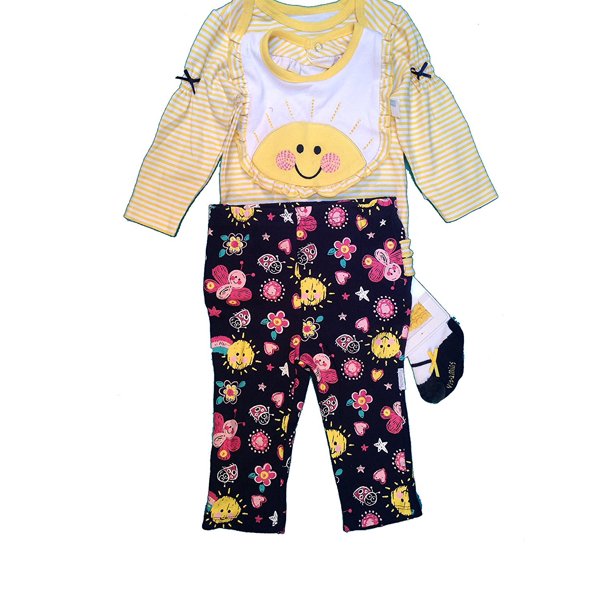 Vitamins Baby Vitamins Clothing Set 4 Pieces