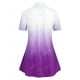 thumbnail image 2 of Bolsillos de talla grande Camisa de color Ombre Rosegal Blusas Tallas Grandes, 2 of 5