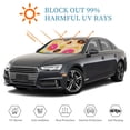 thumbnail image 6 of Kdxio Donuts Print Windshield Sun Shade, Foldable Sun Blocker for Car,Truck,SUV Automotive Interior Sun Protection,Reflective Shade for Front Windshield(Medium), 6 of 7