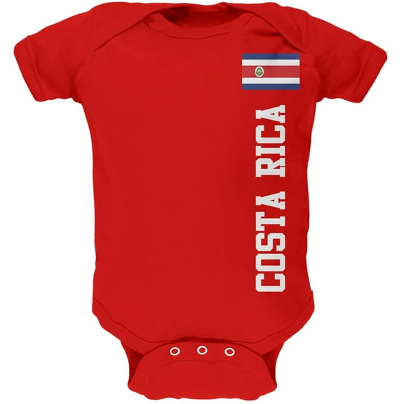 World Cup Costa Rica Red Soft Infant Bodysuit - 12-18 months