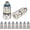 10, variant on 5-Pack Brass Misting Nozzles, 0.2mm Orifice Dia. Mister Nozzles Brass, High Pressure Spray Nozzle Head for Outdoor Cooling System/Greenhouse/Landscaping [3/16" Threaded]