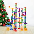 thumbnail image 7 of Joyfy 170 Pcs Glowing Marble Run for Kids, STEM Construction Building Toys with 5 Glow in The Dark Glass Marbles, Christmas Birthday Easter Gift for Boys & Girls 3-5 4-8, 7 of 7