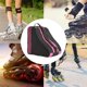 thumbnail image 1 of Bolsa para patines Shamjiam portátil con correa hombro malla rosa, 1 of 9