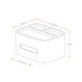 thumbnail image 2 of Multifunctional tissue box-gray-20.5*16*12cm-1 piece, 2 of 5
