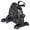 1-Black, variant on Vowella Pedal Exerciser, Mini Trainer Bike, Portable Under Desk Exercise Bike for Leg/Arm Fitness Workout, Silver