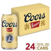 Coors Golden Banquet American Lager Beer, 5% ABV, 24-pack, 12-oz. beer cans