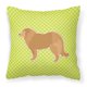 thumbnail image 1 of Caroline's Treasures BB3825PW1818 Almohada verde con tablero de ajedrez de perro pastor caucásico, 18 x 18, multicolor Caroline's Treasures BB3825PW1818, 1 of 1