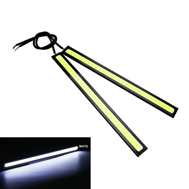 6Pcs 12V Waterproof White DRL LED Strip Lights Bars Camping Caravan