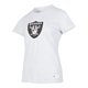 thumbnail image 2 of NFL Playera Aficionado Básica Las Vegas Raiders Blanco para Mujer, Talla Chica, 2 of 5