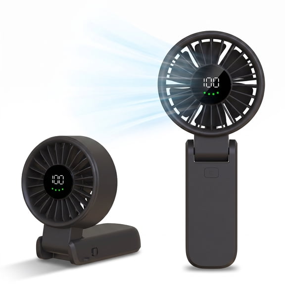 ATUPEN Portable Fan, Handheld Fan for Outdoor Office Desktop Travel & Mothers Day Gifts (Black)
