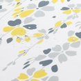 thumbnail image 3 of Fabric Floral Shower Curtain, Orange and Gray Weeping Flower Shower Curtains for Bathroom, Modern White Bathroom Curtains, 84" W x 84" H, 3 of 6