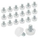 thumbnail image 1 of 20 Paquete de Niveladores de Pies de Muebles con Rosca M6, 16x9 Pies Ajustables para Mesas, Niveladores de Muebles para Patas de Sillas y Taburetes, Blanco, 1 of 6
