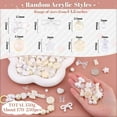 thumbnail image 2 of Assorted 170-230PCS White Acrylic Beads for Bracelet Making, Flower Bow Butterfly Candy GummyBear Aesthetic Bracelet Charms,Cute Beads for Jewelry Making DIY Necklace Keychain Phone Charm, 2 of 6
