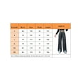 thumbnail image 4 of Seyurigaoka High Waisted Velvet Pants for Women Elastic Waist Wide Leg Pants Loose Palazzo Pants Velour Sweatpants with Pockets, 4 of 4