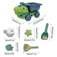 thumbnail image 4 of Beach Toys - Sand Toys Include Train Beach Truck, Beach Bucket, Scoop, Trowel, Colander, Rake, Sand Castle Toys - Sandbox Toys with Gift Box, 4 of 4