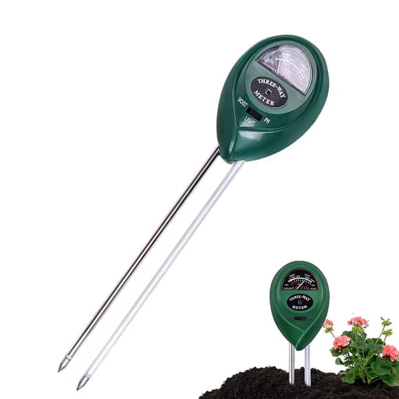 Soil pH Meter,3-in-1 Soil Moisture/Light/pH Tester Gardening Tool Kits for Plant Care,SoilpH Tester Test Kit Hygrometer for Garden Lawn Farm Indoor & Outdoor Use,No Battery Required.