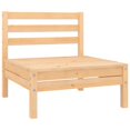 thumbnail image 4 of vidaXL 6 Piece Garden Lounge Set Solid Pinewood, 4 of 8