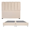 thumbnail image 1 of Recámara King Size Kami Crema con Cabecera + Box Base Cama, 1 of 10