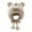 Beige, variant on Cute Stuffed Bear Ear Hat Comfortable with Ear Flap for Women Girls Climbing Beige