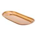 thumbnail image 1 of Stainless Steel Nordic Oval Towel Tray Storage Tray Perfect for Snack Cosmetics Jewelry(Copper), 1 of 5