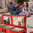 thumbnail image 2 of Vensio Large Waterproof Christmas Gift Wrap Storage Bag Underbed Organizer for Wrapping Paper Rolls Bows Ribbons, 2 of 8
