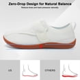 thumbnail image 4 of Barerun Diabetic Wide Walking Shoes for Women & Men with Adjustable Zero Drop Non Slip Casual Sneakers Swollen Feet & Elderly, 4 of 7