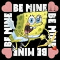 thumbnail image 2 of Junior's SpongeBob SquarePants Cupid Be Mine  Graphic Tee Black Large, 2 of 3