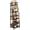 4-Tier Taller, variant on SENYUM Upgrade Stand for Home Bar, Wine Rack Freestanding Floor, Mini Bar Table for Liquor Whiskey Wine, Trapezoidal Liquor Bottle Display Shelf with Glass Holder and Fences