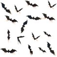thumbnail image 1 of Vintage Halloween Decorations,Halloween Decoration, Bat Sticker for Home Decor DIY Window Decal Bathroom Indoor 3D Bats(96PCS ), 1 of 5