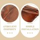 thumbnail image 4 of Pipe Bark Decoration Tree Bark Decor for Sewer Pipe 10Pcs Brown Set, 4 of 5