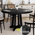 thumbnail image 5 of Eastvita 47-Inch Round Wooden Dining Table for 4 to 6 People Sturdy - Legged Kitchen Table for Dining Room/Kitchen, 5 of 5